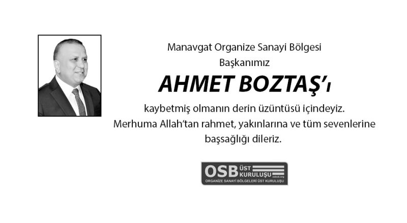 Manavgat OSB Başkanı vefat etti