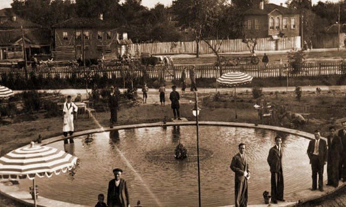 1928 Yılı Düzce'de Belediye Parkı
